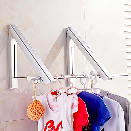 Colgador De Ropa Plegable Para Montaje En Pared Toallero