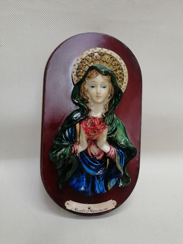 Cuadro Italy Virgen De Guadalupe En Marmolina Y Oleo