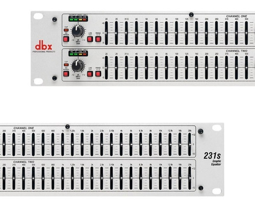 Equalizador Grafico Dbx 231s Stéreo 31 Bandas 2 Canai Bivolt