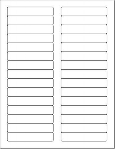 Etiquetas Blancas Para Inyección De Tinta/láser (2/3  X 3-7/