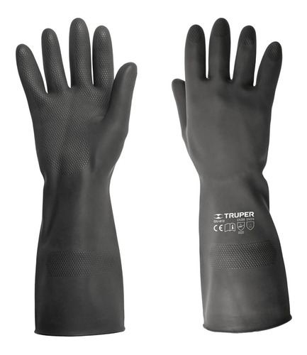 Guantes De Neopreno P/quimicos Seguridad Industrial Mayoreo