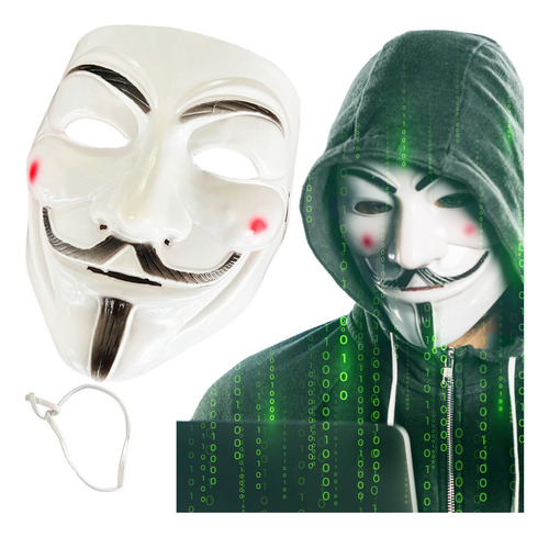 Máscara Anonymous Venganza V D Vendetta Jabbawockeez Disfraz