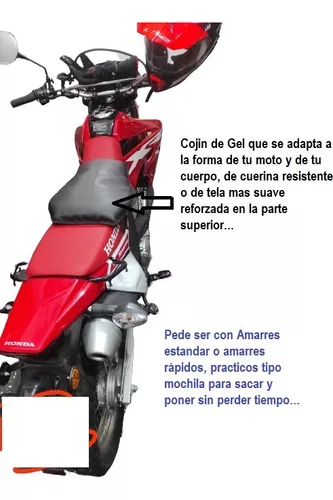 Poner GEL y VISCO a ASIENTO de MOTO