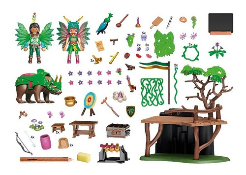 Set Playmobil Adventures Of Ayuma Campamento Entrenamiento
