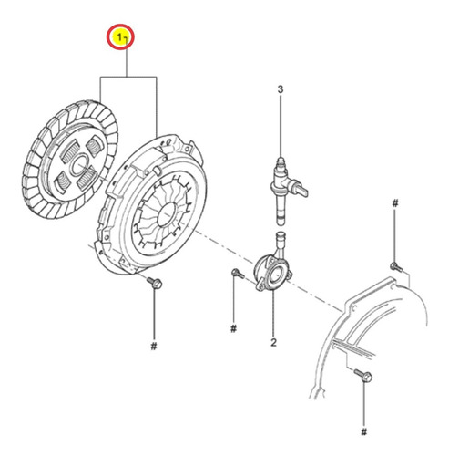 Disco E Platô Embreagem Original Ford Transit 2012 E 2013