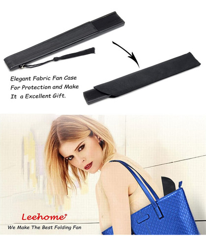 Abanico Plegable De Mano De 21cm Para Mujer, Abanico