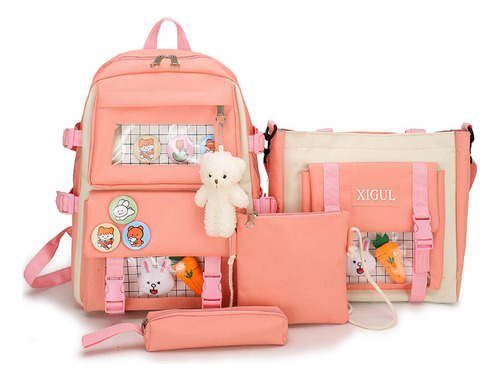 Mochila Escolar Infantil Kawaii Para Niña Adolescente