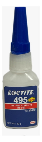 Loctite 495 | Adhesivo Instantaneo | Baja Visc | 20 G