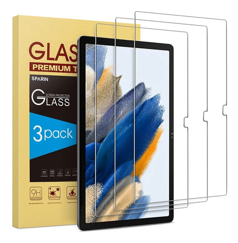 Mica Glass Sparin 3pcs Para Galaxy Tab A8 10.5 X200 X205 