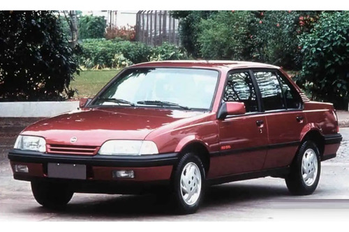 Quadro 20x30: Gm Chevrolet Monza Sedan 1.8 / Vermelho Perol.