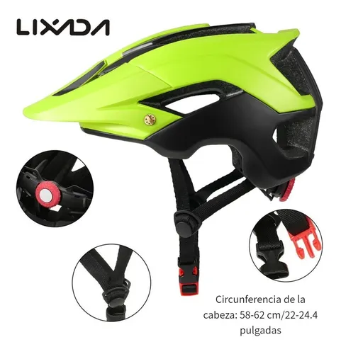 Casco Lixada Ultraliviano Para Bicicleta De Monta a 22 24.4
