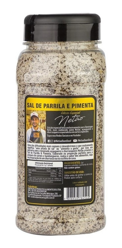Imagem 2 de 3 de Sal De Parrilla & Pimenta Ed. Especial Netão Premium