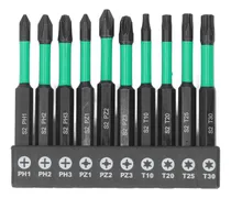 Comprar Juego De 10 Puntas De Destornillador En Forma De Estrella, A