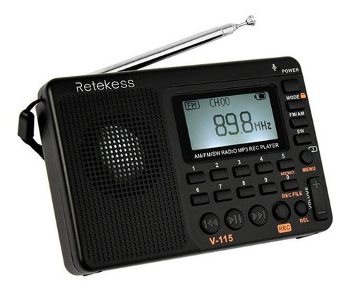 Retekess V-115-l Fm/am/tv Radio De Bolsillo