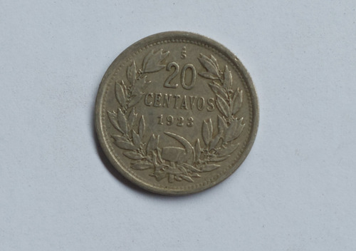 Moneda 20 Centavos Año 1923