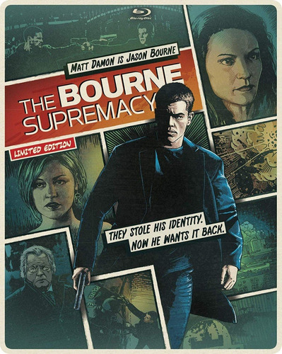 La Supremacia Bourne Steelbook Pelicula Blu-ray + Dvd