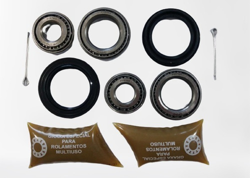 Imagem 3 de 9 de Par Kit De Rolamento Roda Traseira Classic 1.4 8/16v 2002...
