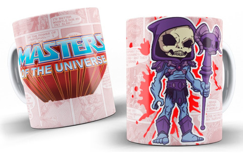 Tazón He-man Skeletor Masters Of The Universe Dibujos 