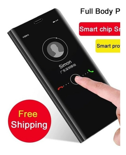 Imagen 3 de 5 de Funda Filp Cover Inteligente Para Huawei P20 Pro Y P Smart
