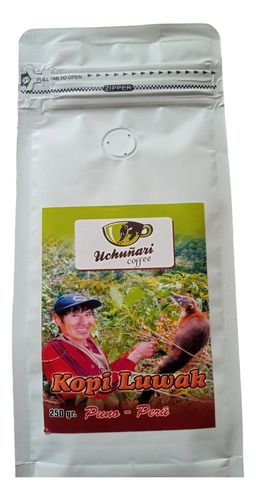Café Orgánico Kopi Luwak (uchuñari) - Pack X 250 Gramos