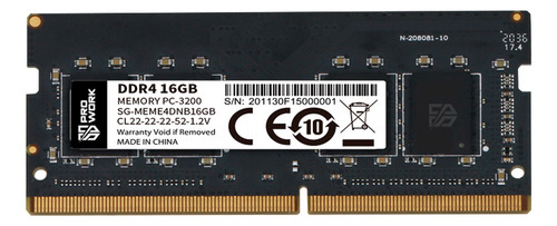 Memória Para Notebook Safe Gamer Pro Work 16gb Ddr4 3200mhz