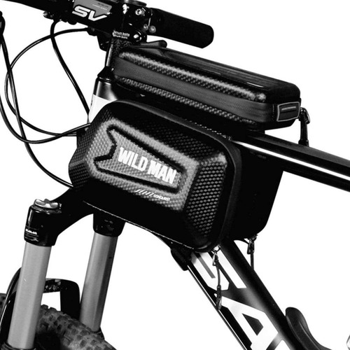 Wild Man - Funda Rígida Para Bicicleta, Con Protector Táctil