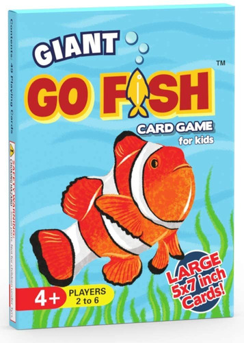 Giant Go Fish Card Game For Kids  Large X Inch Cards  P...