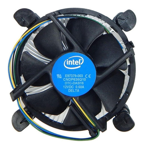 Cooler Ventilador Intel Socket 1200 Corei3 Corei5 Corei7 
