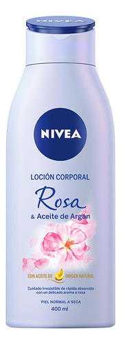 Nivea Locion Corporal Rosa Y Aceite De Argán 400 Ml