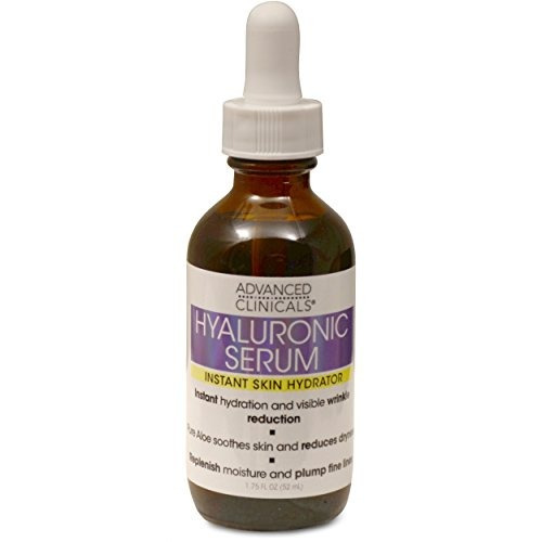 Advanced Clinicals Hyaluronic Acid Face Serum. Serum Facial 