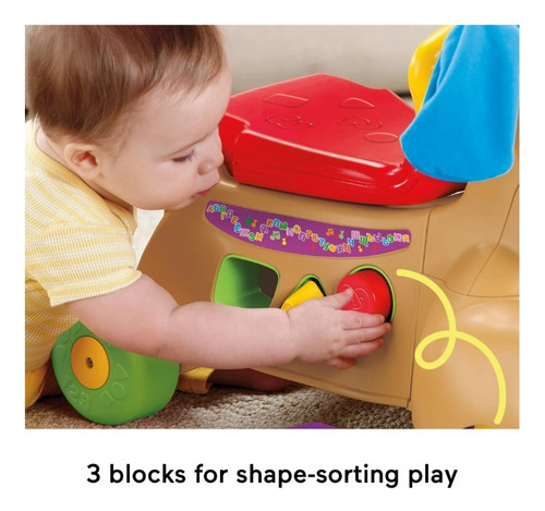 Fisher Price Puppy Ride On Musical Con Luces Y Sonidos / B Perro Caqui