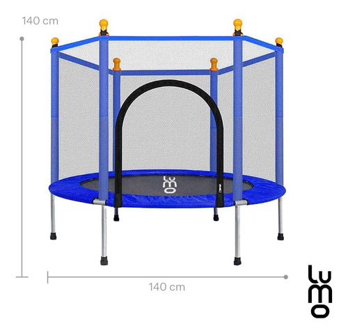 Lumo Home Brincolín Trampolín De 1.40 Metros Con Red