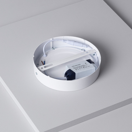 Imagen 7 de 8 de Panel Led Sobreponer 12w Con Difusor 100% Aluminio.