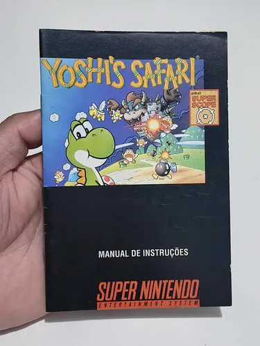 Yoshi Safari - Manual Original Playtronic Super Nintendo