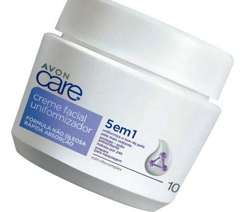 Creme Facial Uniformizador Avon 5 Em 1 Care 100g Todo Tipo De Pele
