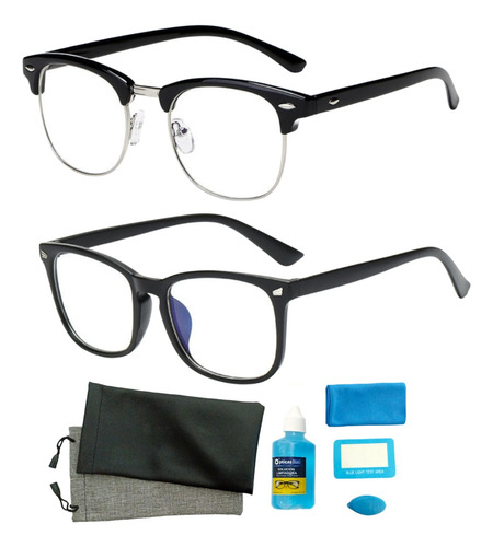 Lentes Antireflejante Computadora Anti Luz Azul Anti Fatiga