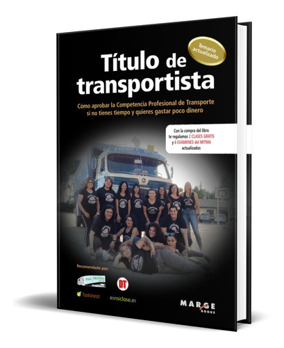 Título De Transportista, De Francisco Martín Jiménez. Editorial Icg Marge, Sl, Tapa Blanda En Español, 2023