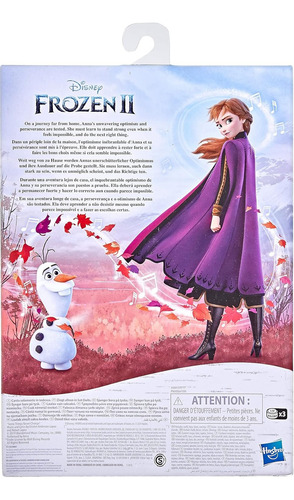 Muñeca De Aventura Musical Anna Hasbro Frozen 2
