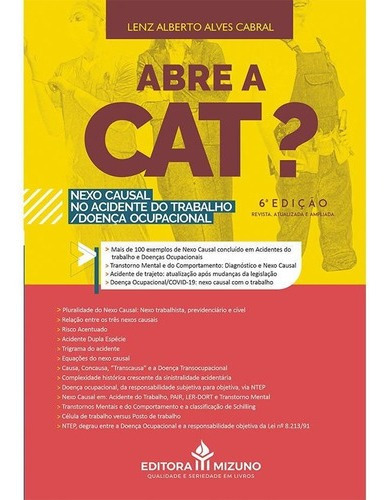 Imagem 1 de 3 de Livro Abre A Cat? - 6ª Edição Inss Mpt Mais De 100 Exemplos