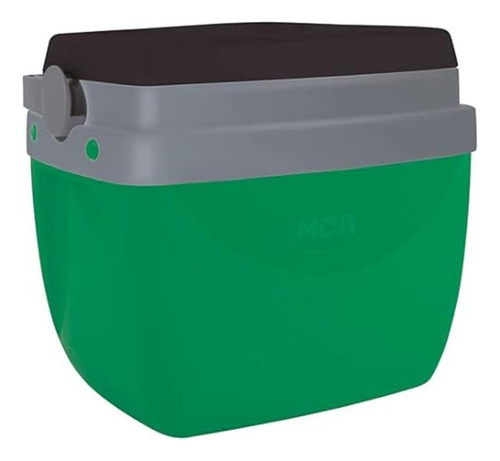 Caixa Térmica 18l Verde Com Preto Mor Azul-turquesa