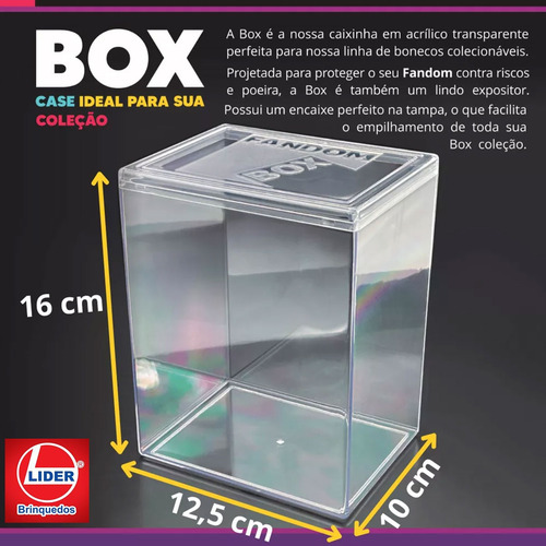 Super Coleção Bonecos Harry Potter Fandom Box Lider 12 Unid