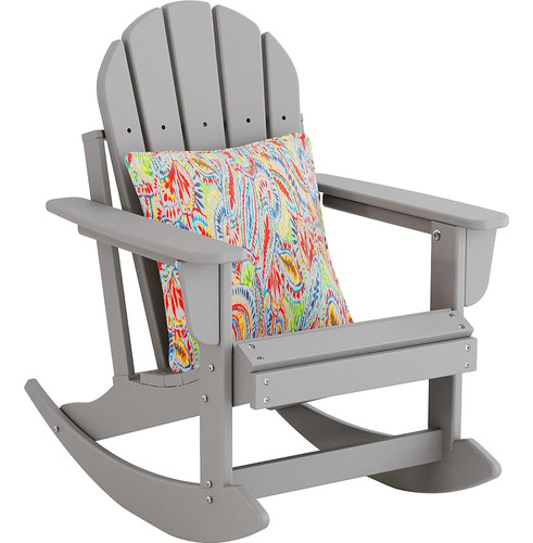 Sundale Outdoor Adirondack Mecedora Con Almohada/cojín, Pati