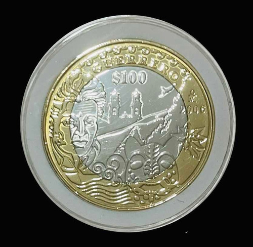 Moneda Conmemorativa De 100 Pesos Estado Guerrero 2da Fase