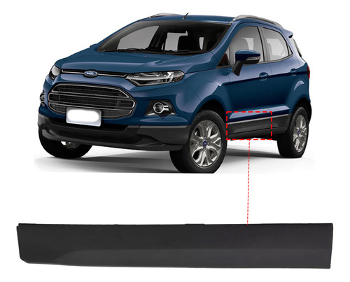 Moldura Puerta Delantera Ford Ecosport 2015 2016 Izquierda