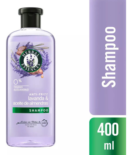 Shampoo Herbal Antifrizz Lavanda & Aceite De Almendra 400ml