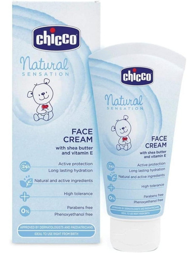 Chicco Crema Facial 4 En 1 De Bebe Natural Sensation 50 Ml 