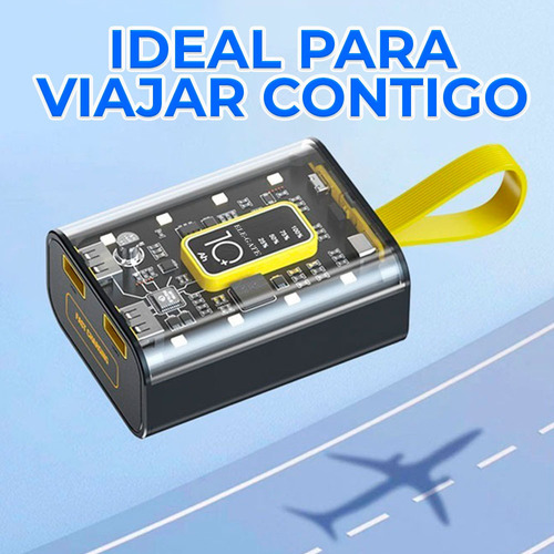 Mini Power Bank 10000mah Con Pantalla Digital Inteligente