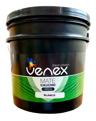 Pintura De Caucho Venex Clase B Cuñete 4g Blanco