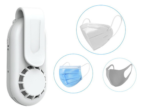 Ventilador Elétrico Recarregável Usb Clip-on Para