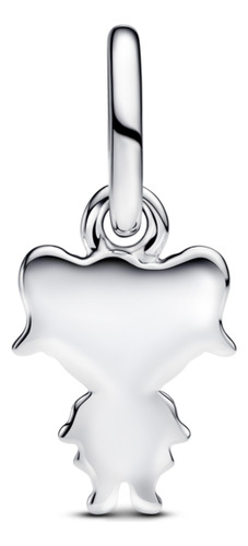 Charm Colgante Chica Feliz Color Plata